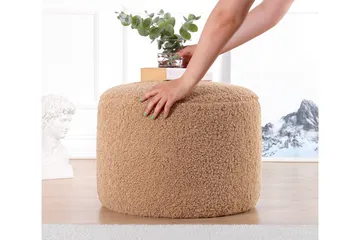 Whitman Sittpuff 54 cm - Brun - Möbler - Vardagsrum - Stolar & sittmöbler - Sittpuff