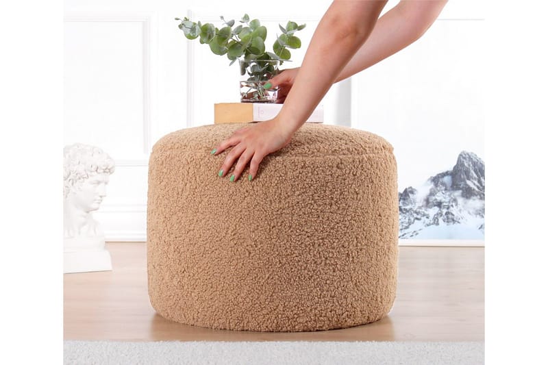 Whitman Sittpuff 54 cm - Brun - Möbler - Vardagsrum - Stolar & sittmöbler - Sittpuff