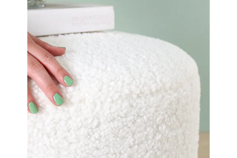 Whitman Sittpuff 54 cm - Vit - Möbler - Vardagsrum - Stolar & sittmöbler - Sittpuff