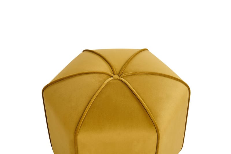 Sittpuff Wishek Gul - Gul - Möbler - Vardagsrum - Stolar & sittmöbler - Sittpuff