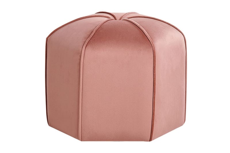 Sittpuff Wishek Rosa - Rosa - Möbler - Vardagsrum - Stolar & sittmöbler - Sittpuff