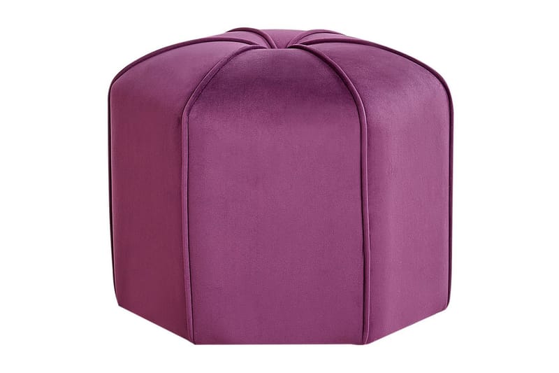Sittpuff Wishek Violett - Violett - Möbler - Vardagsrum - Stolar & sittmöbler - Sittpuff