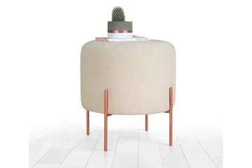 Yellowknife Sittpuff 40 cm - Beige - Möbler - Vardagsrum - Stolar & sittmöbler - Sittpuff