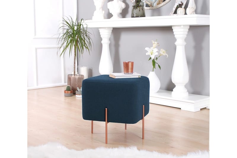 Yellowknife Sittpuff 40 cm - Blå - Möbler - Vardagsrum - Stolar & sittmöbler - Sittpuff