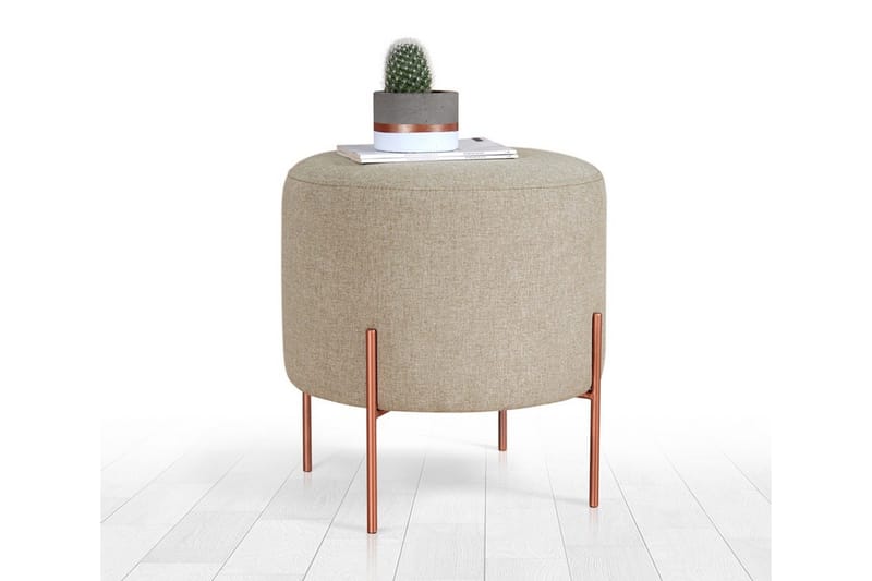 Yellowknife Sittpuff 40 cm - Brun - Möbler - Vardagsrum - Stolar & sittmöbler - Sittpuff