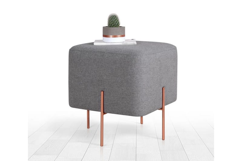 Yellowknife Sittpuff 40 cm - Grå - Möbler - Vardagsrum - Stolar & sittmöbler - Sittpuff