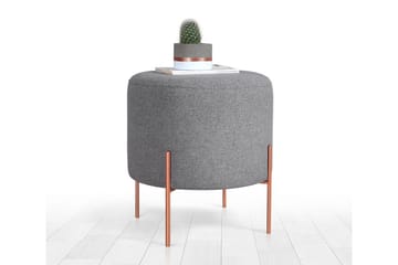 Yellowknife Sittpuff 40 cm - Grå - Möbler - Vardagsrum - Stolar & sittmöbler - Sittpuff