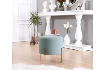 Yellowknife Sittpuff 40 cm - Havsgrön - Möbler - Vardagsrum - Stolar & sittmöbler - Sittpuff
