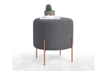Yellowknife Sittpuff 40 cm - Mörkgrå - Möbler - Vardagsrum - Stolar & sittmöbler - Sittpuff