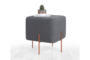 Yellowknife Sittpuff 40 cm - Mörkgrå - Möbler - Vardagsrum - Stolar & sittmöbler - Sittpuff