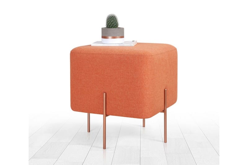 Yellowknife Sittpuff 40 cm - Orange - Möbler - Vardagsrum - Stolar & sittmöbler - Sittpuff