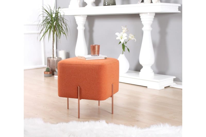 Yellowknife Sittpuff 40 cm - Orange - Möbler - Vardagsrum - Stolar & sittmöbler - Sittpuff