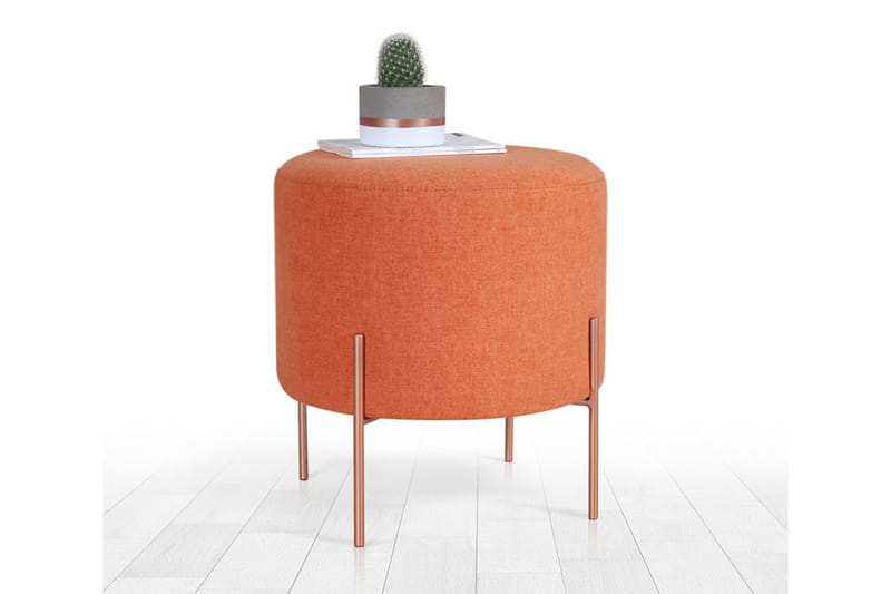 Yellowknife Sittpuff 40 cm - Orange - Möbler - Vardagsrum - Stolar & sittmöbler - Sittpuff