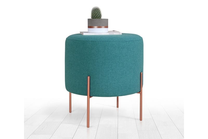 Yellowknife Sittpuff 40 cm - Turkos - Möbler - Vardagsrum - Stolar & sittmöbler - Sittpuff