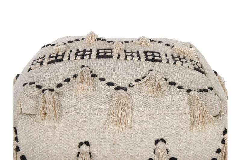 Youness Sittpuff 50x50 cm - Beige - Möbler - Vardagsrum - Stolar & sittmöbler - Sittpuff