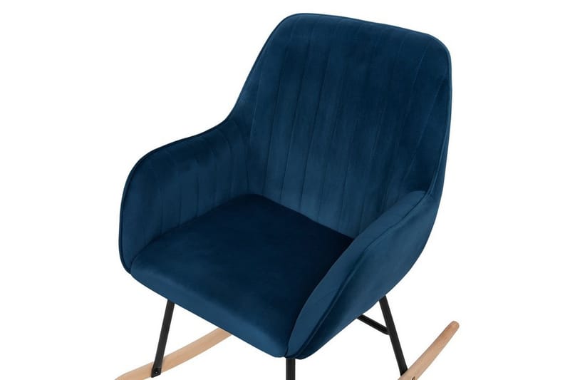Anrew Gungstol Sammet - Blå - Möbler - Vardagsrum - Stolar & sittmöbler - Snurrstolar & gungstolar