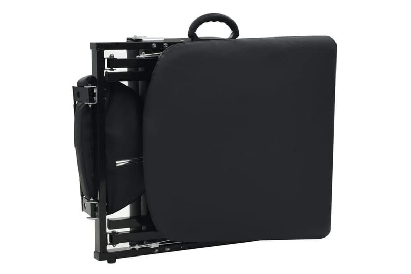 Bärbar behandlingsstol konstläder 185x78x76 cm svart - Svart - Möbler - Vardagsrum - Stolar & sittmöbler - Snurrstolar & gungstolar
