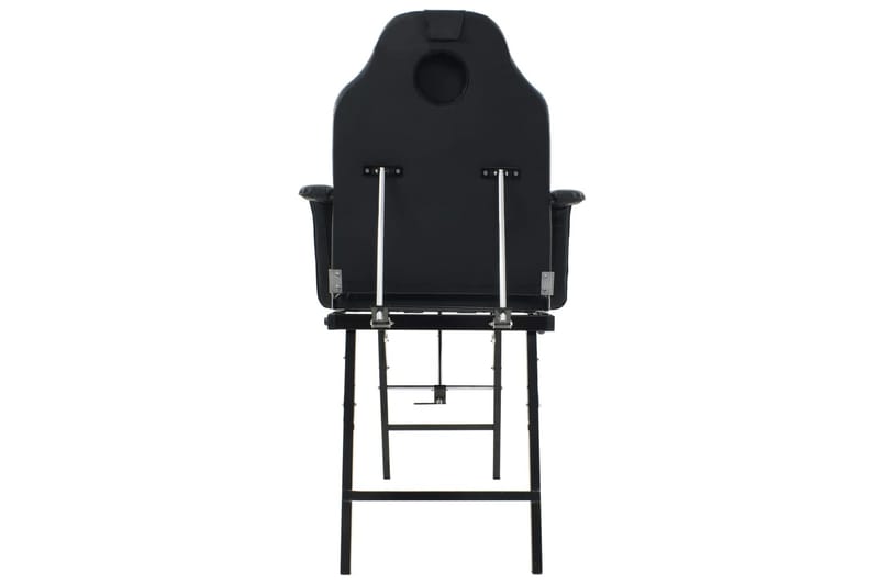 Bärbar behandlingsstol konstläder 185x78x76 cm svart - Svart - Möbler - Vardagsrum - Stolar & sittmöbler - Snurrstolar & gungstolar