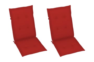 Gungstol med dyna bambu - Röd - Möbler - Vardagsrum - Stolar & sittmöbler - Snurrstolar & gungstolar