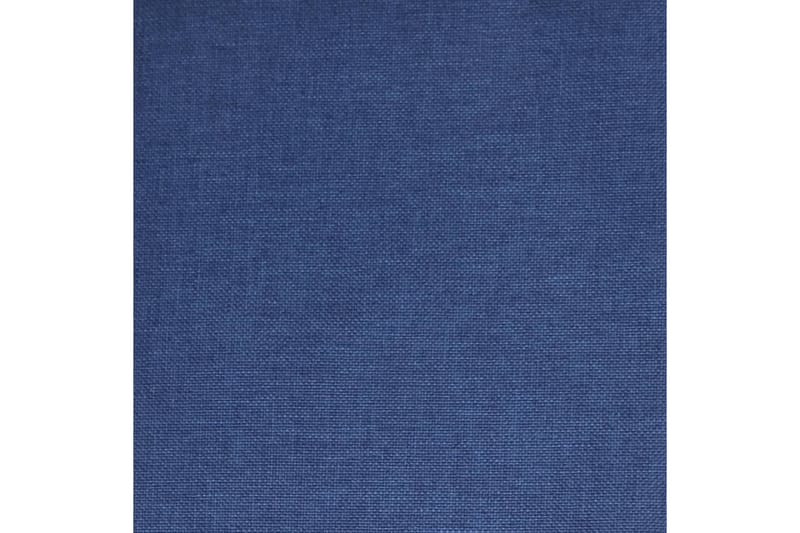Gungstol med fotpall blå tyg - Blå - Snurrstolar & gungstolar