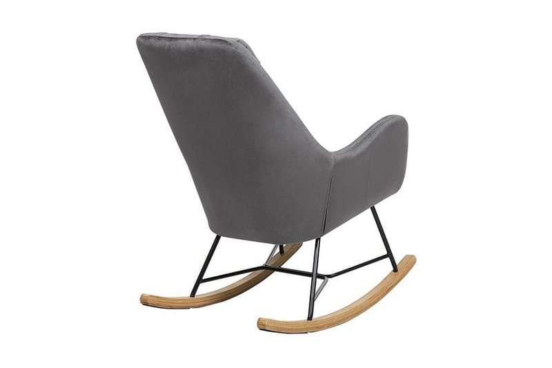 Harnos Gungstol Sammet - Grå - Möbler - Vardagsrum - Stolar & sittmöbler - Snurrstolar & gungstolar