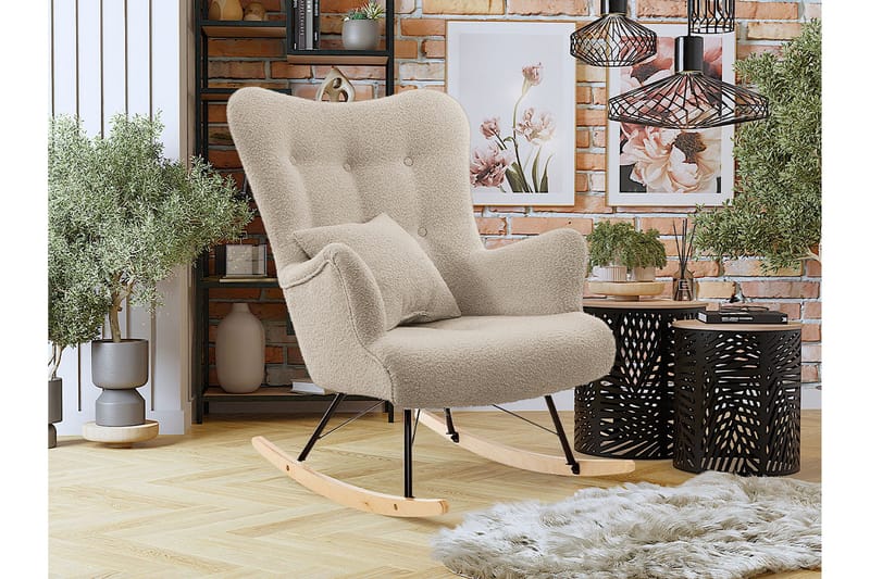 Skandynawski Gungstol - Möbler - Vardagsrum - Stolar & sittmöbler - Snurrstolar & gungstolar