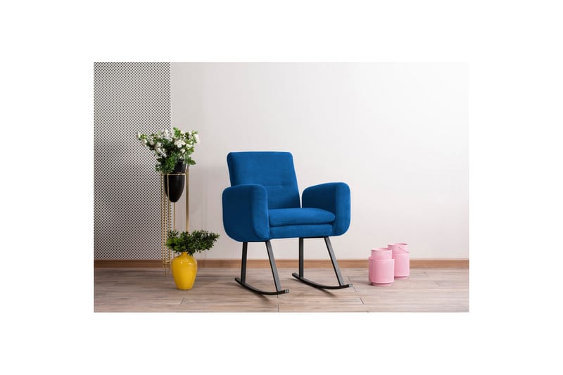Wyndham Gungfåtölj - Blå - Möbler - Vardagsrum - Stolar & sittmöbler - Snurrstolar & gungstolar