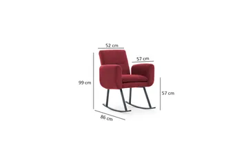 Wyndham Gungfåtölj - Maroon - Möbler - Vardagsrum - Stolar & sittmöbler - Snurrstolar & gungstolar