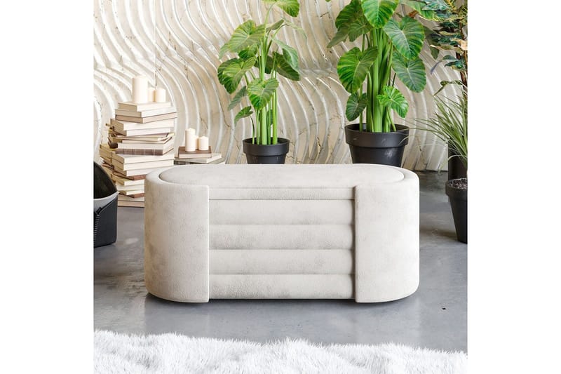 Sufian Sittbänk 105 cm - Cremevit - Möbler - Vardagsrum - Stolar & sittmöbler - Sittbänk