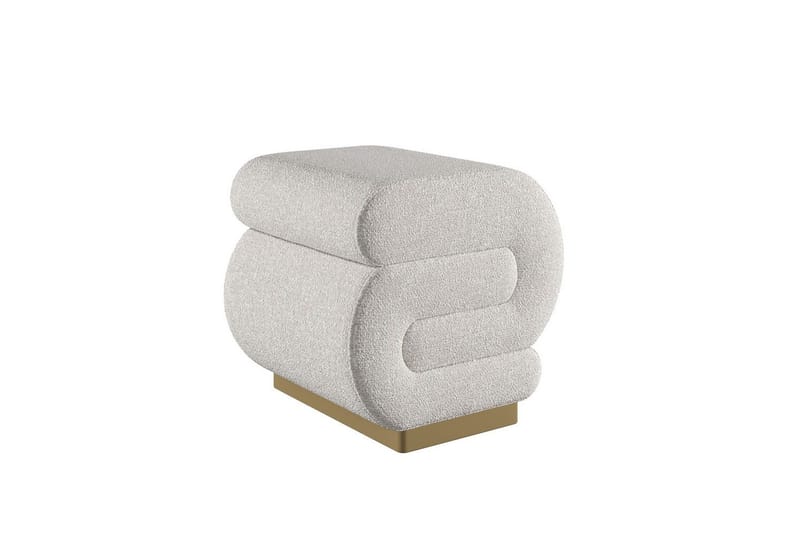 Sufian Sittpuff Utomhus 42 cm - Cremevit - Möbler - Vardagsrum - Stolar & sittmöbler - Sittpuff