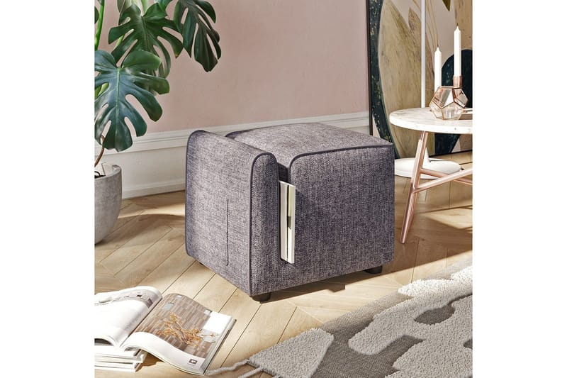 Sufian Sittpuff Utomhus 42 cm - Grå - Möbler - Vardagsrum - Stolar & sittmöbler - Sittpuff