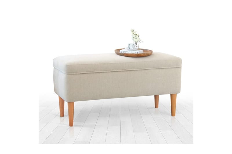Sufian Sittpuff Utomhus 43 cm - Cremevit - Möbler - Vardagsrum - Stolar & sittmöbler - Sittpuff