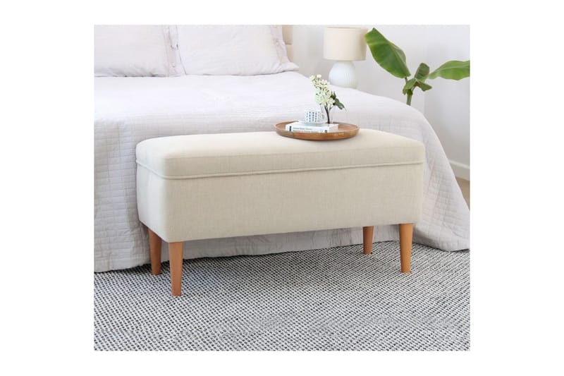 Sufian Sittpuff Utomhus 43 cm - Cremevit - Möbler - Vardagsrum - Stolar & sittmöbler - Sittpuff