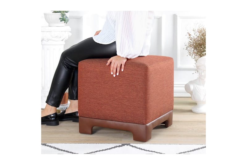 Sufian Sittpuff Utomhus 50 cm - Körsbärsröd - Möbler - Vardagsrum - Stolar & sittmöbler - Sittpuff