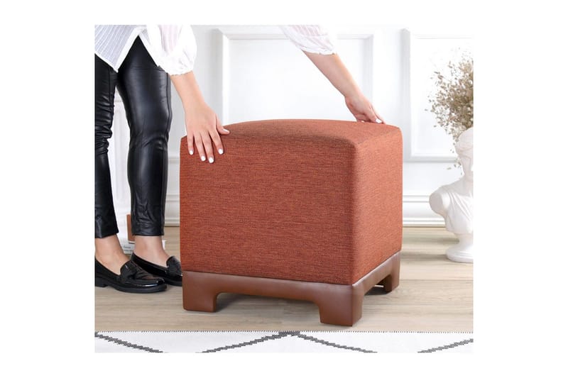 Sufian Sittpuff Utomhus 50 cm - Körsbärsröd - Möbler - Vardagsrum - Stolar & sittmöbler - Sittpuff