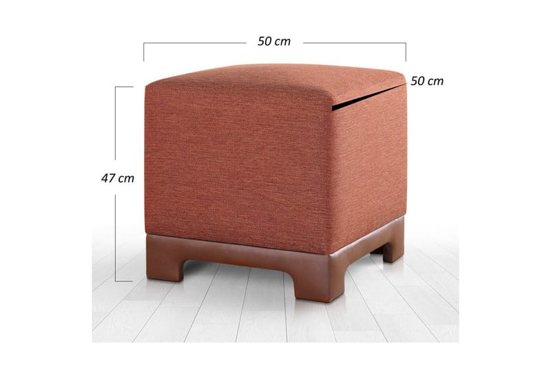 Sufian Sittpuff Utomhus 50 cm - Körsbärsröd - Möbler - Vardagsrum - Stolar & sittmöbler - Sittpuff