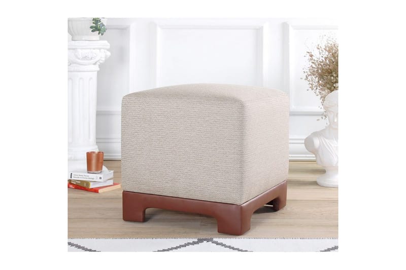 Sufian Sittpuff Utomhus 50 cm - Ljusbrun - Möbler - Vardagsrum - Stolar & sittmöbler - Sittpuff