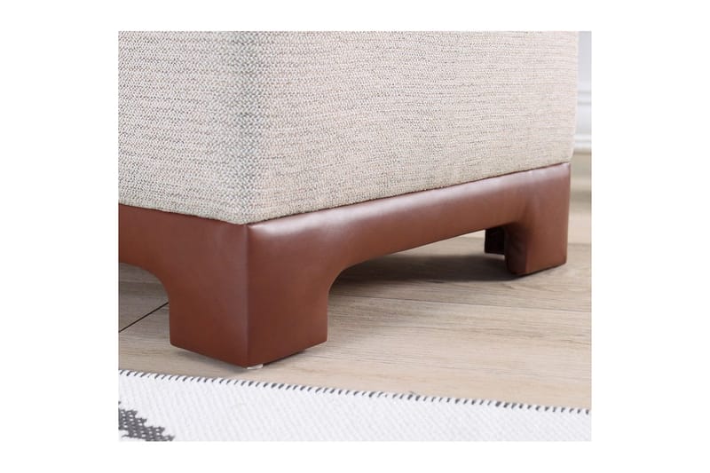 Sufian Sittpuff Utomhus 50 cm - Ljusbrun - Möbler - Vardagsrum - Stolar & sittmöbler - Sittpuff