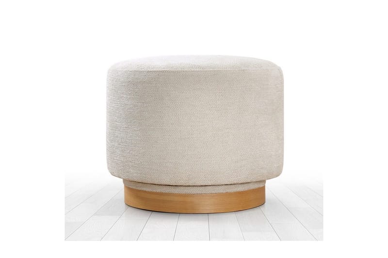 Sufian Sittpuff Utomhus 55 cm - Cremevit - Möbler - Vardagsrum - Stolar & sittmöbler - Sittpuff