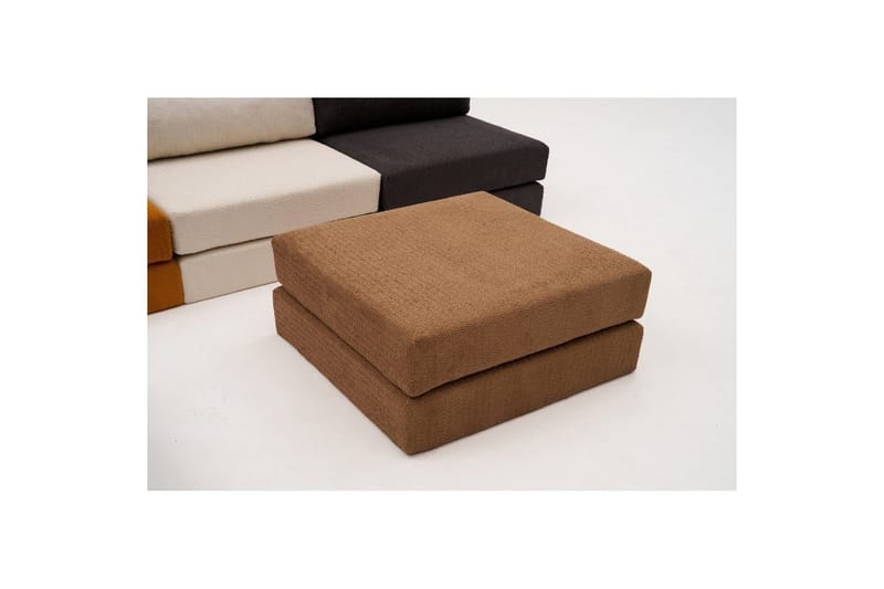 Sufian Sittpuff Utomhus 95 cm - Brun - Möbler - Vardagsrum - Stolar & sittmöbler - Sittpuff