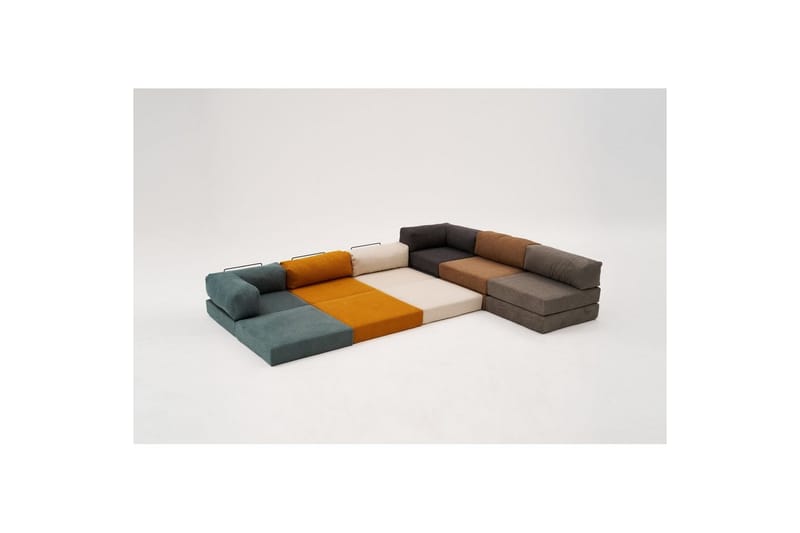 Sufian Sittpuff Utomhus 95 cm - Orange - Möbler - Vardagsrum - Stolar & sittmöbler - Sittpuff