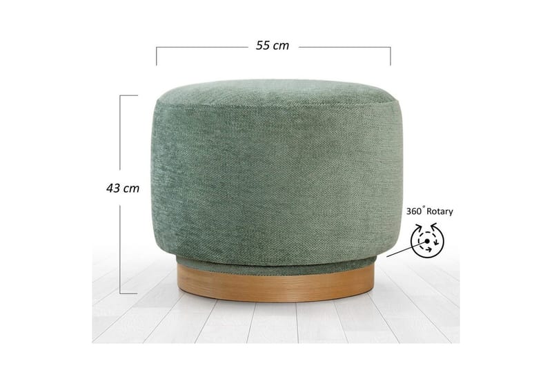 Sufian Sittpuff Utomhus - Grön - Möbler - Vardagsrum - Stolar & sittmöbler - Sittpuff