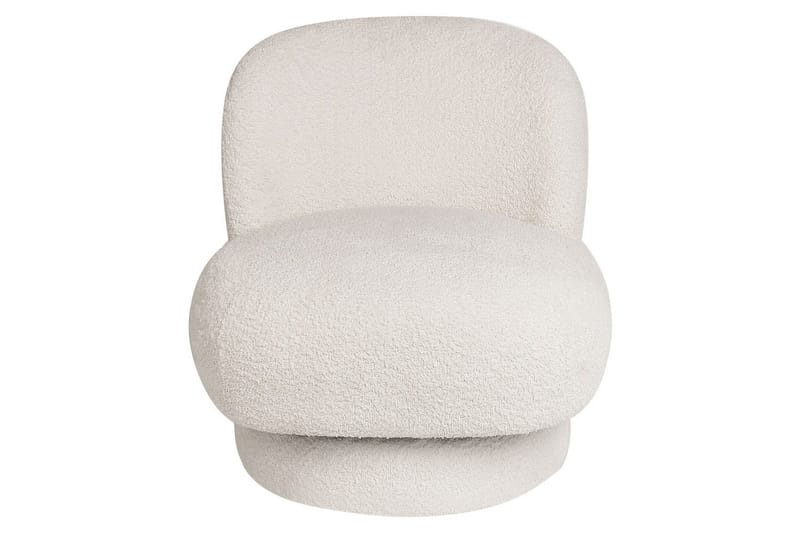 Svängbar fåtölj Aylo - Vit - Möbler - Vardagsrum - Stolar & sittmöbler - Snurrstolar & gungstolar