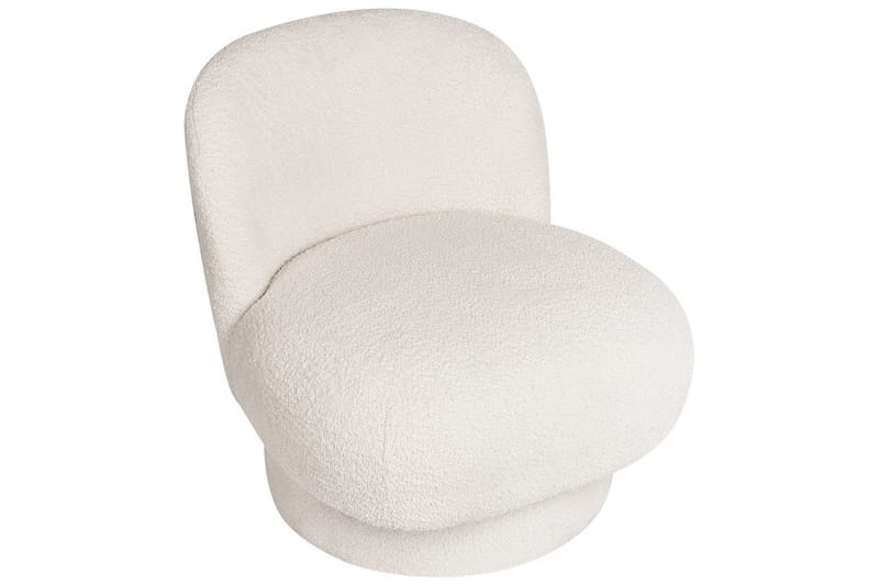 Svängbar fåtölj Aylo - Vit - Möbler - Vardagsrum - Stolar & sittmöbler - Snurrstolar & gungstolar