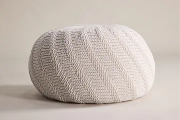 Ted Sittpuff - Cream - Möbler - Vardagsrum - Stolar & sittmöbler - Sittpuff