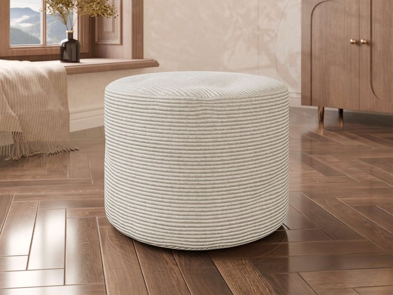 Teylor Sittpuff 55 cm - Beige - Möbler - Vardagsrum - Stolar & sittmöbler - Sittpuff