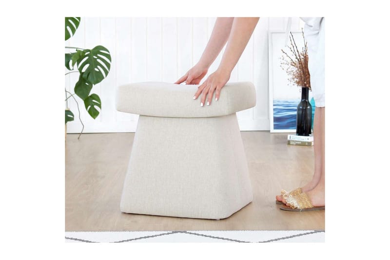 Thyrosin Sittpuff Utomhus 38 cm - Cream - Möbler - Vardagsrum - Stolar & sittmöbler - Sittpuff