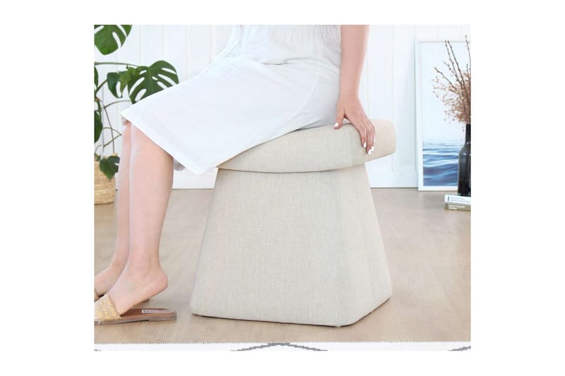 Thyrosin Sittpuff Utomhus 38 cm - Cream - Möbler - Vardagsrum - Stolar & sittmöbler - Sittpuff