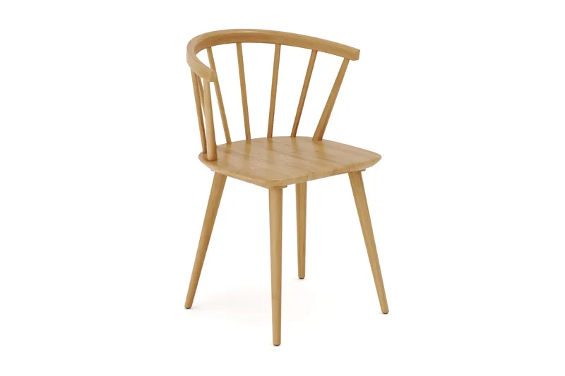 Tyrö Karmstol & matstol i massiv trä - Brun ek - Möbler - Vardagsrum - Stolar & sittmöbler - Pinnstolar