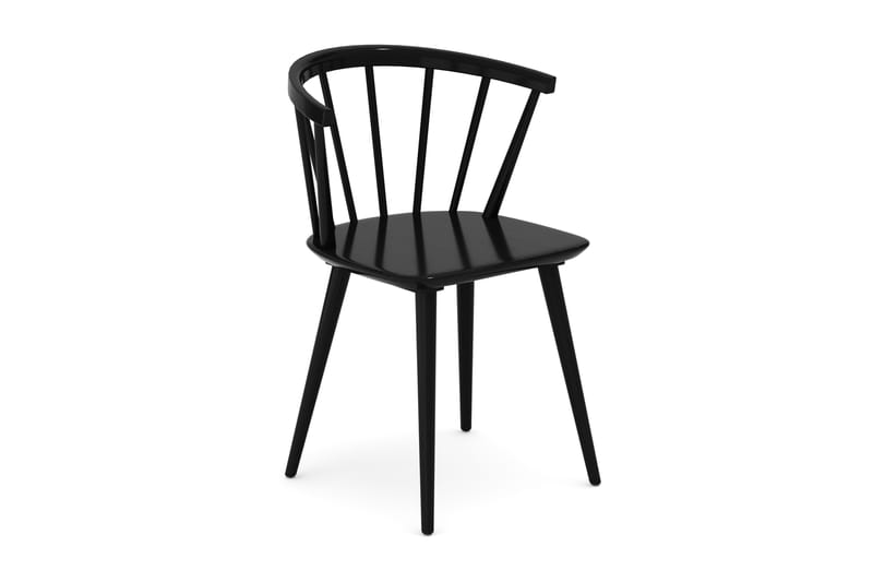 Tyrö Karmstol & matstol i massiv trä - Svart - Möbler - Vardagsrum - Stolar & sittmöbler - Karmstolar